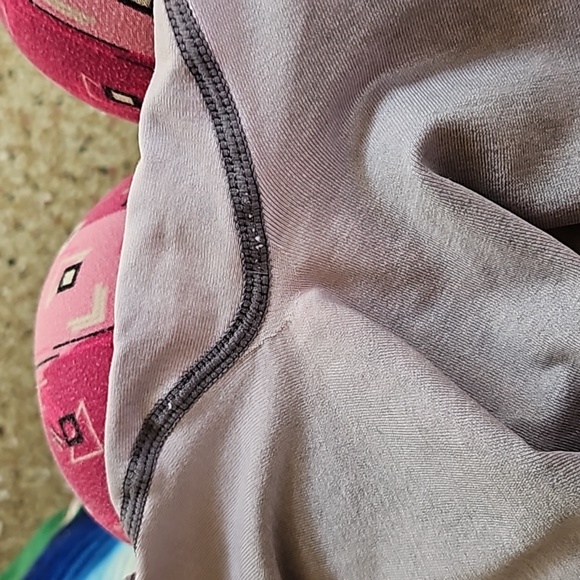 Fabletics? Mauve purple stretchy lace legged stretch jogging yoga pants size M - Picture 5 of 9